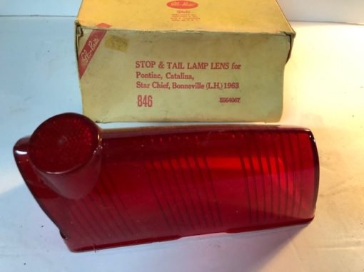 1963 Pontiac stop & tail light lens
