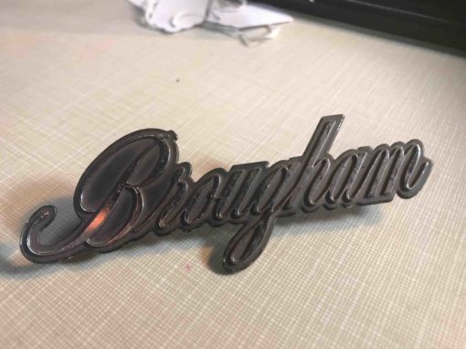 Cadillac Brougham script emblems - Image 4