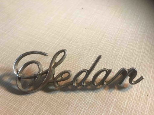 Cadillac Brougham script emblems - Image 9