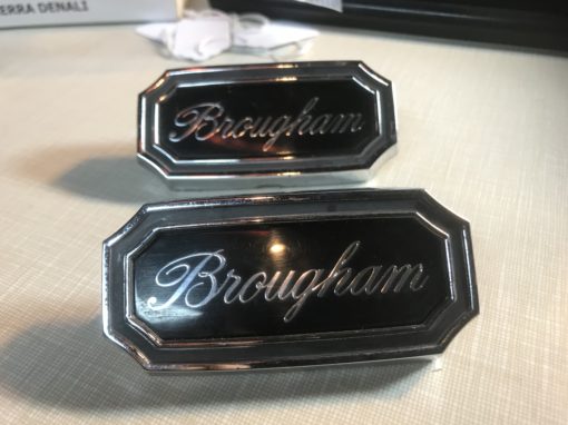 Cadillac Brougham script emblems - Image 8