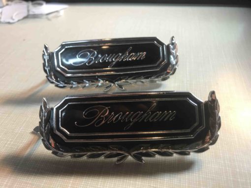 Cadillac Brougham script emblems - Image 5