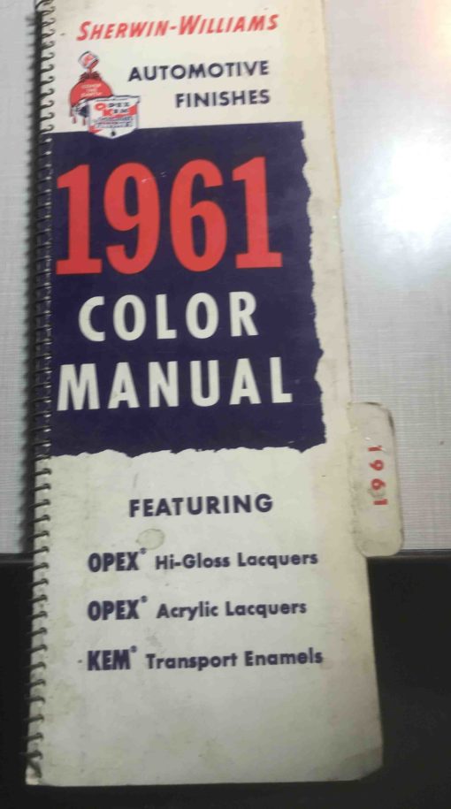 Sherwin-Williams color manual
